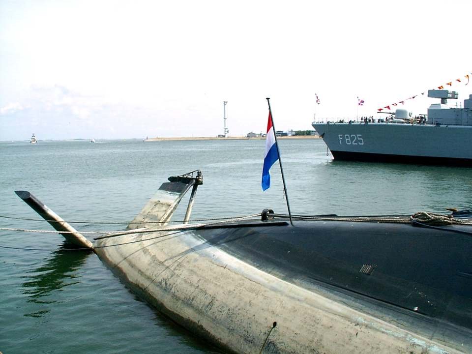 U-Boot im Marinehaven Den Helder ...