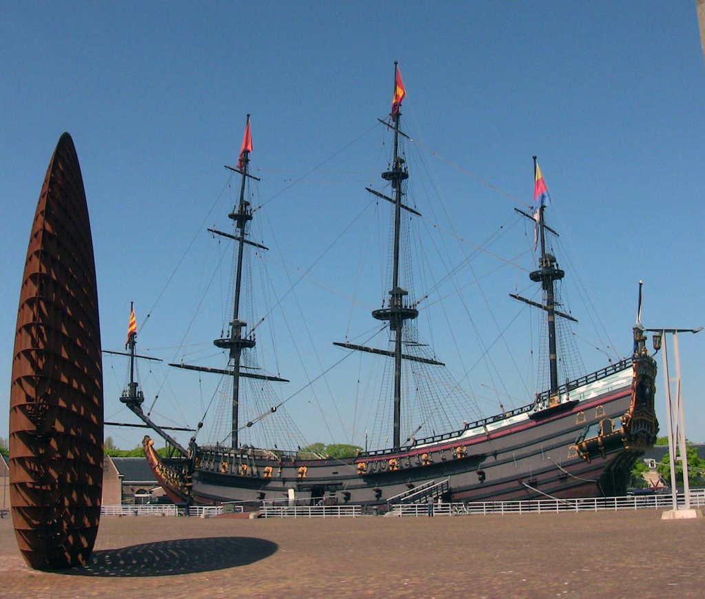 Old boat Prins Willem from the year 1651