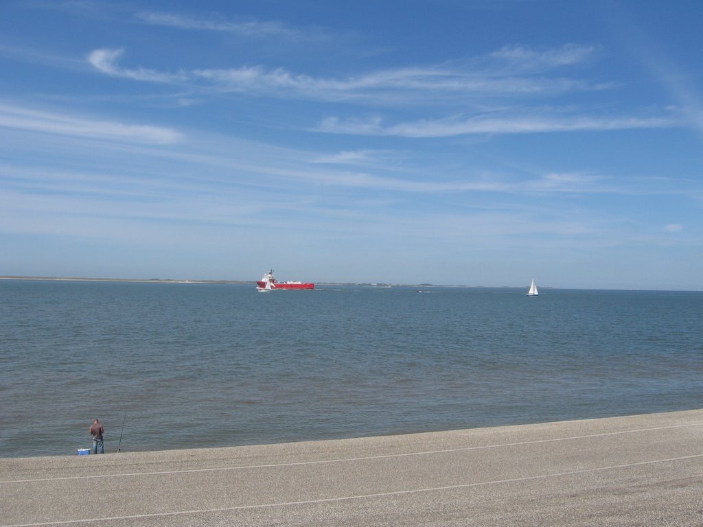 Texel Island view from Den Helder