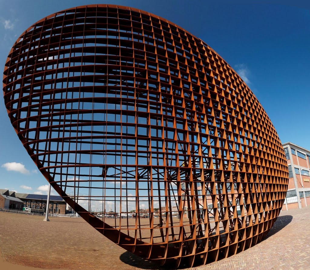 Den Helder - Willemsoord - Knowing by Heart 2003 by Ruud van de Wint - ICE Photocompilation Viewing from North to ENE