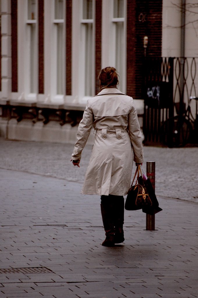 Walking in the Veemarktstraat in Breda, Netherlands