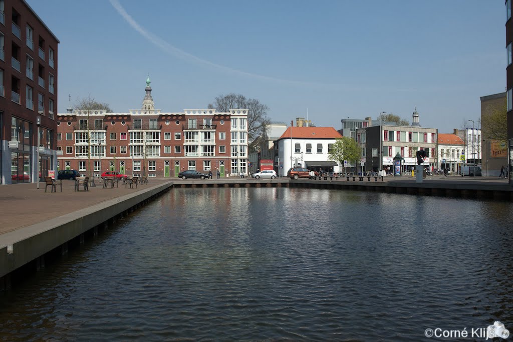 Zicht op de kruising Markendaalseweg-Waterstraat-Karnemelkstraat
