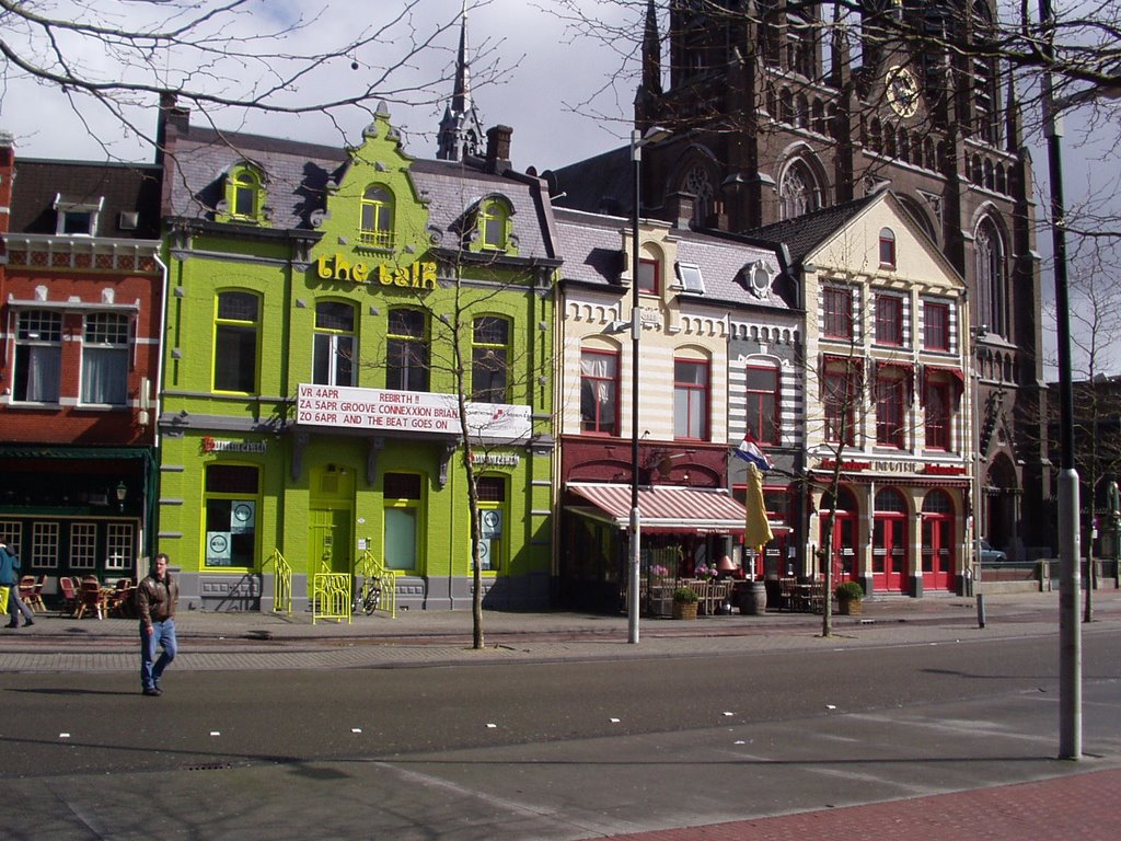 Coloured row of houses 2
