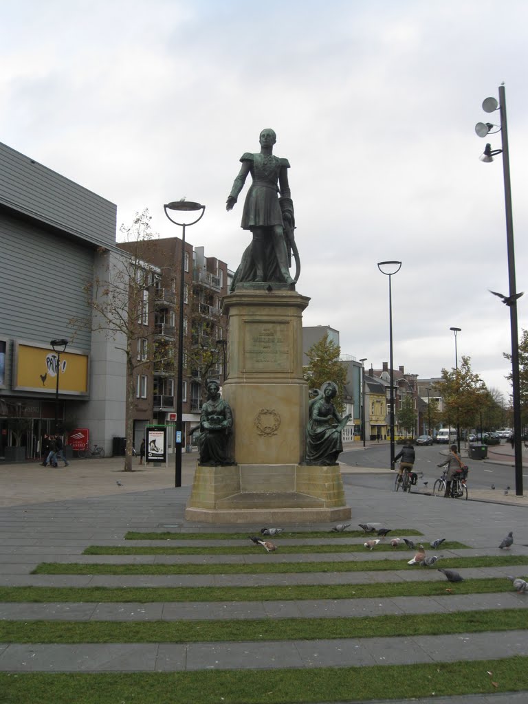 Statue king Willem II, Tilburg, The Netherlands