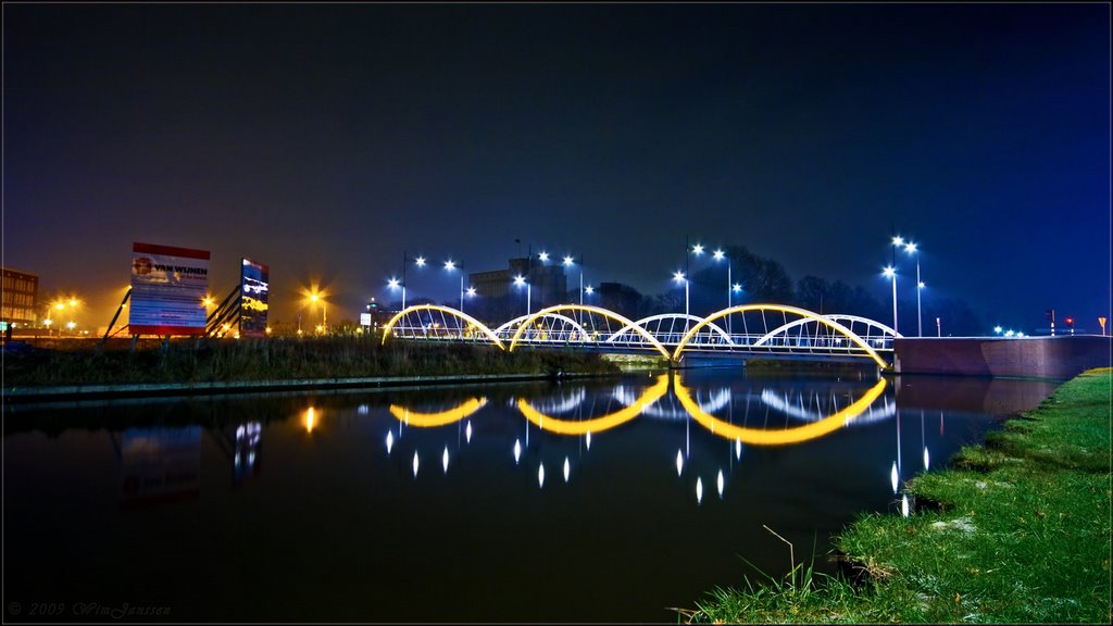 Suytkadebrug at night, Helmond, The Netherlands