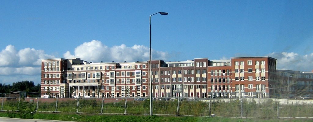 Suytkade vanuit auto kanaaldijk, Helmond