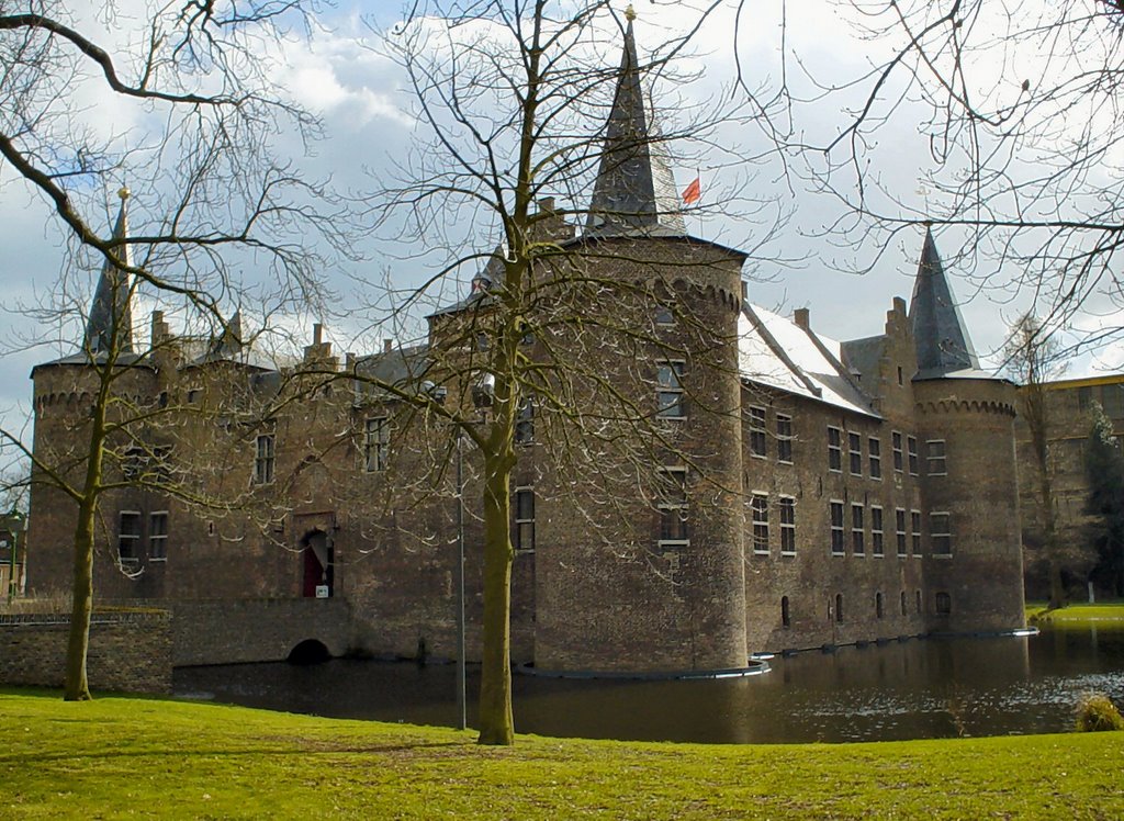 Medieval castle with castle-moat (± 1330 A.D.), Helmond, The Netherlands
