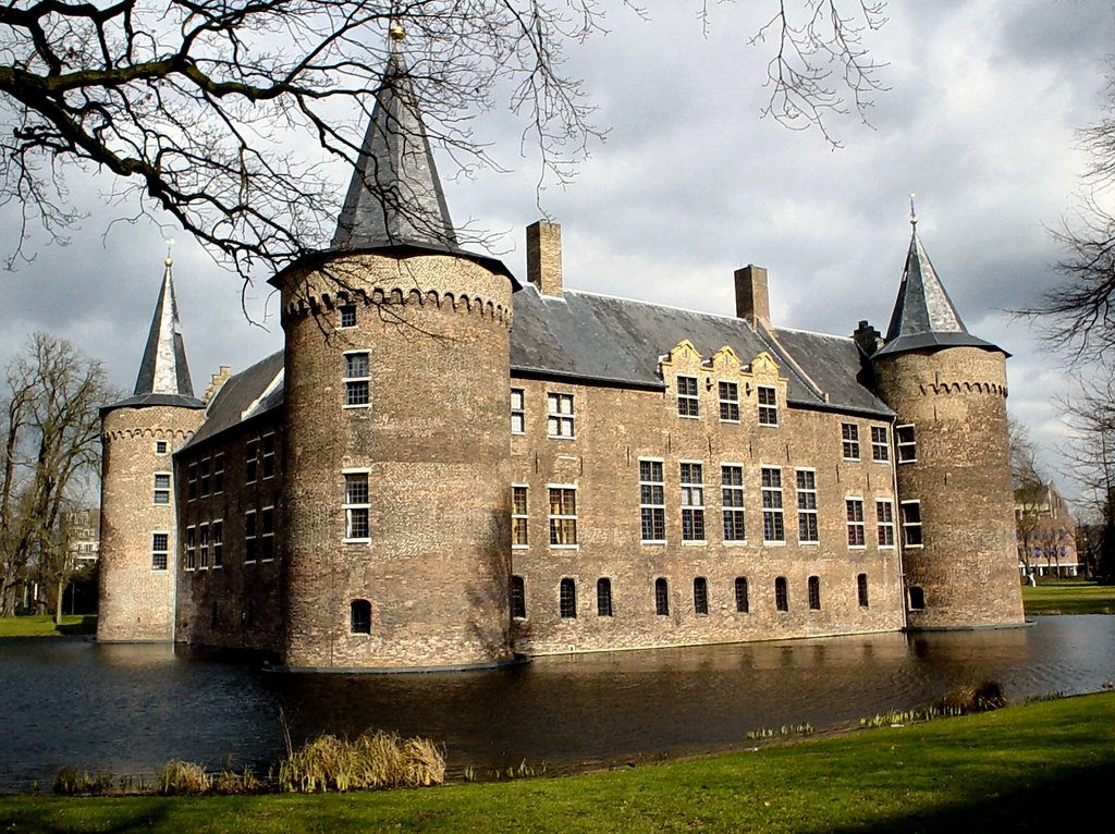 Medieval castle with castle-moat (± 1330 A.D.), Helmond, The Netherlands