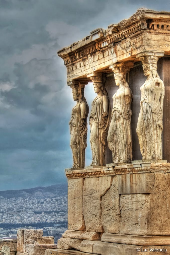 Caryatid Porch at Acropolis, Athens [HDR]