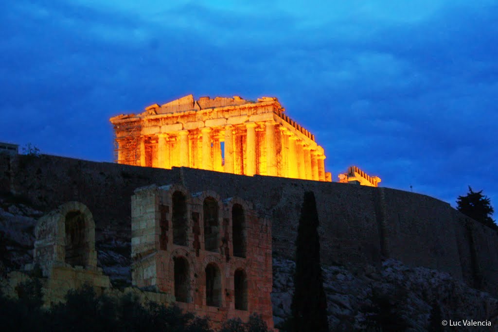 Parthenon by Night (Acropolis, Athens, Greece)