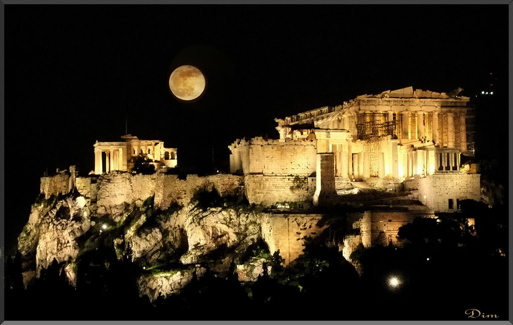 Acropolis And Full Moon ....Theyre Not For Sale