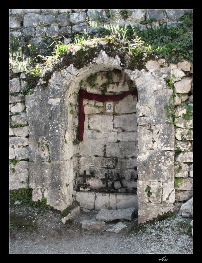 Abkhazia. New Athos. Anakopija. St. Feodoras temple (IV-VI centuries).