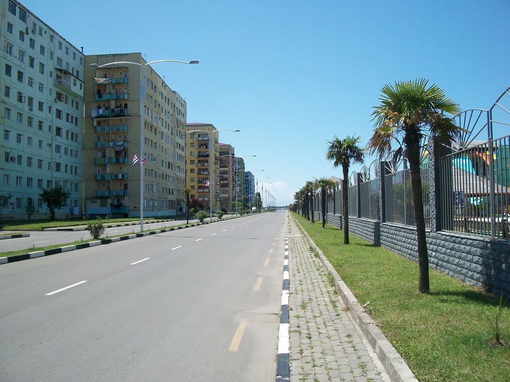 Seaside street in Batumi