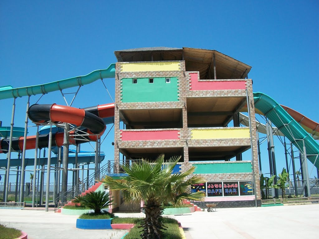 Batumi aquapark without a visitor