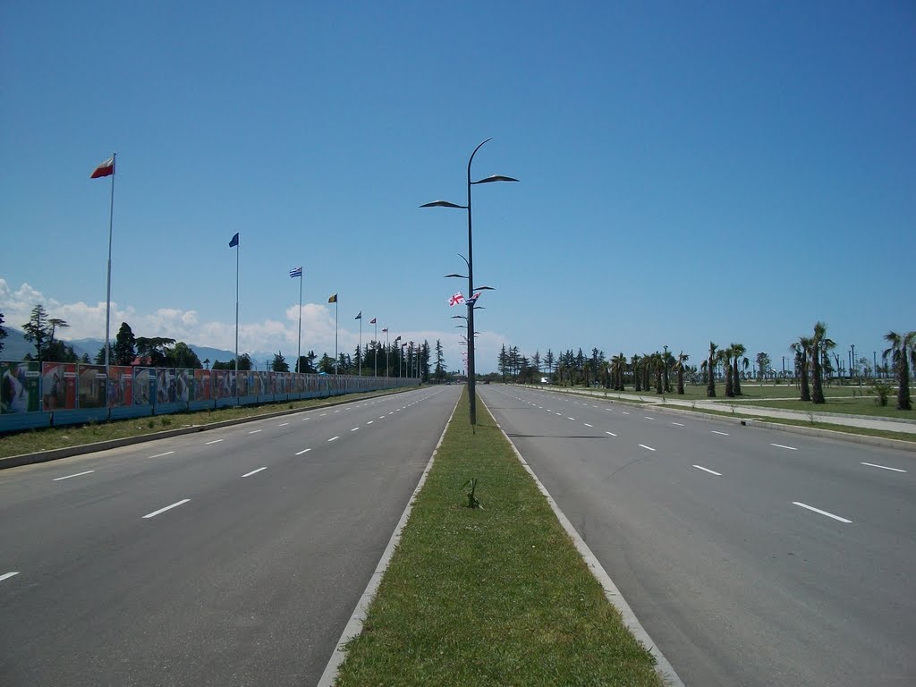 Lech and Maria Kaczynski street in Batumi