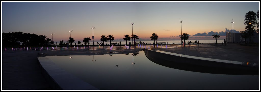 Panorama Fountan In Batumi