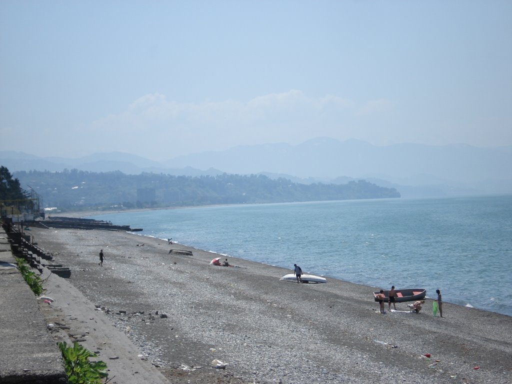 Kobuleti, view to Cikhis dziri