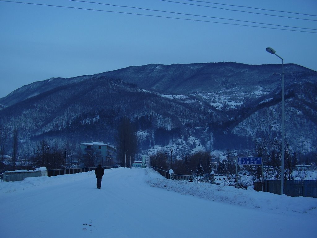 ამბროლაური/Ambrolauri town, Ratcha region, Georgia