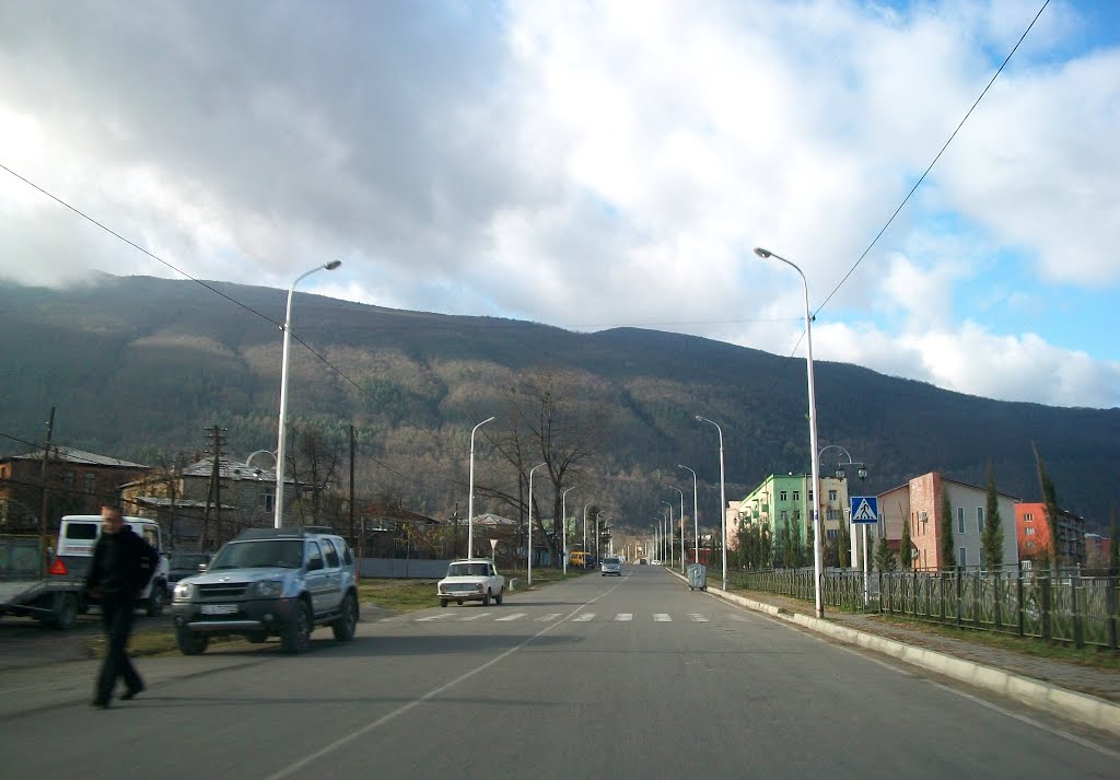 Leaving Ambrolauri