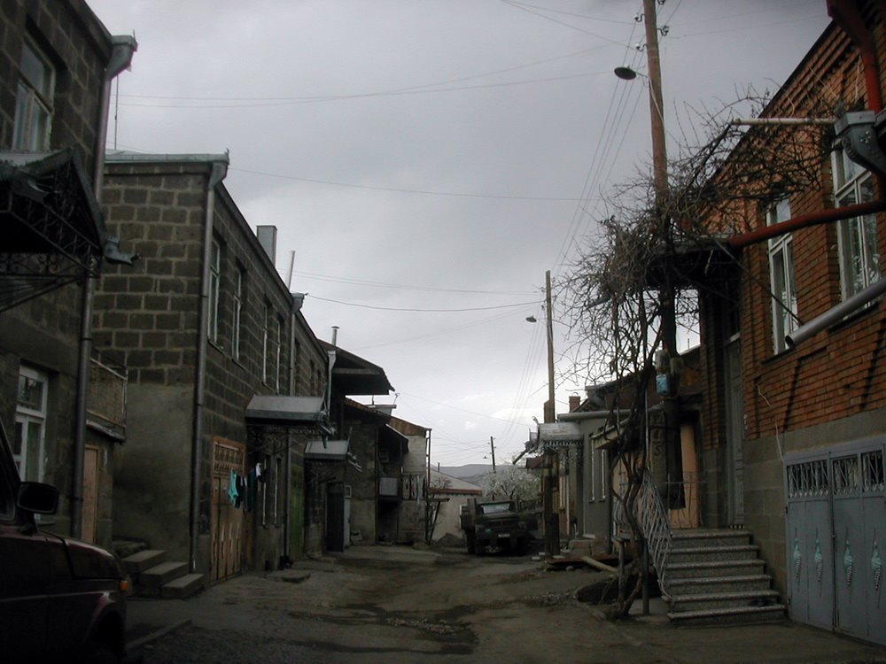 Typical street in Akhaltsikhe town