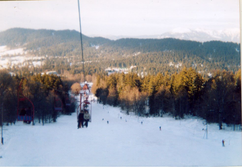 Rise on Kokhta gora mountain