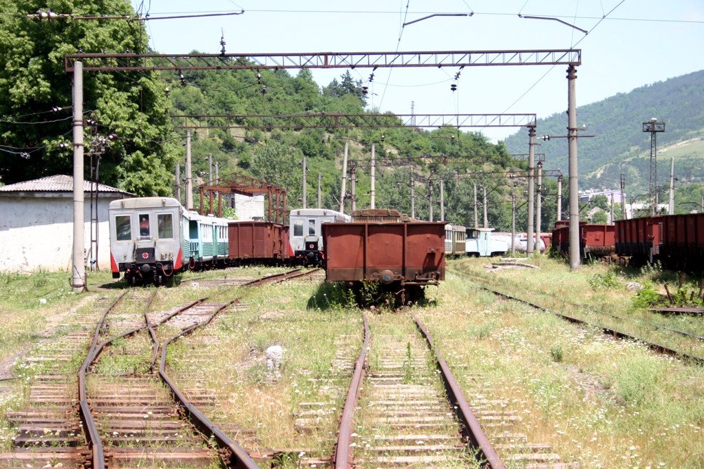 Kisvasúti fűtőház - Depot of the narrow gauge railway in Borzhomi