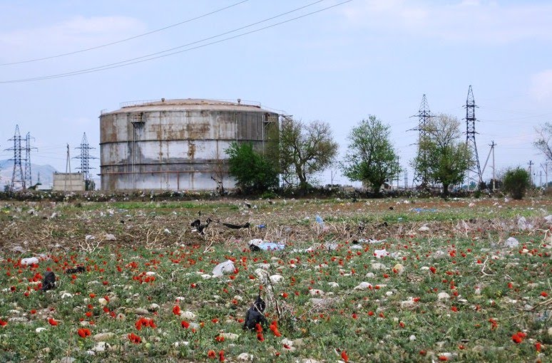 Gardabani. View to fuel storage