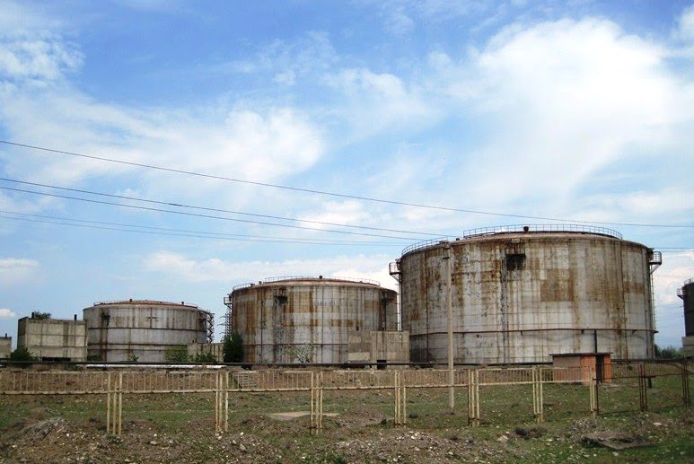 Gardabani. View to fuel storage