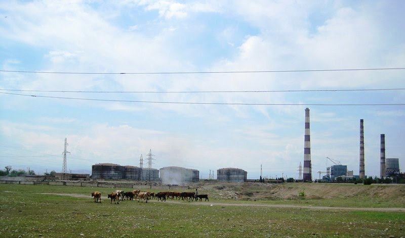 Gardabani. View to power station