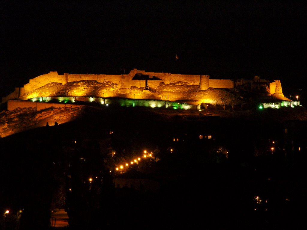 გორის ციხესიმაგრე ღამით/ Gori castle by night Гори замок в ночь