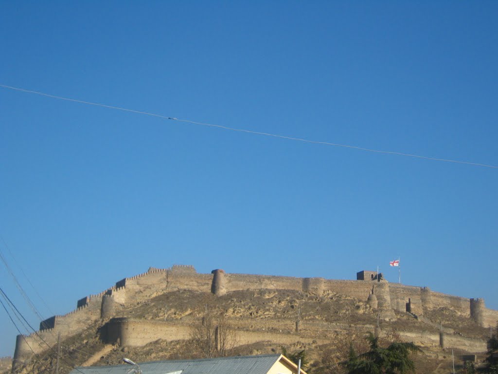 Gori Castle---view from the west