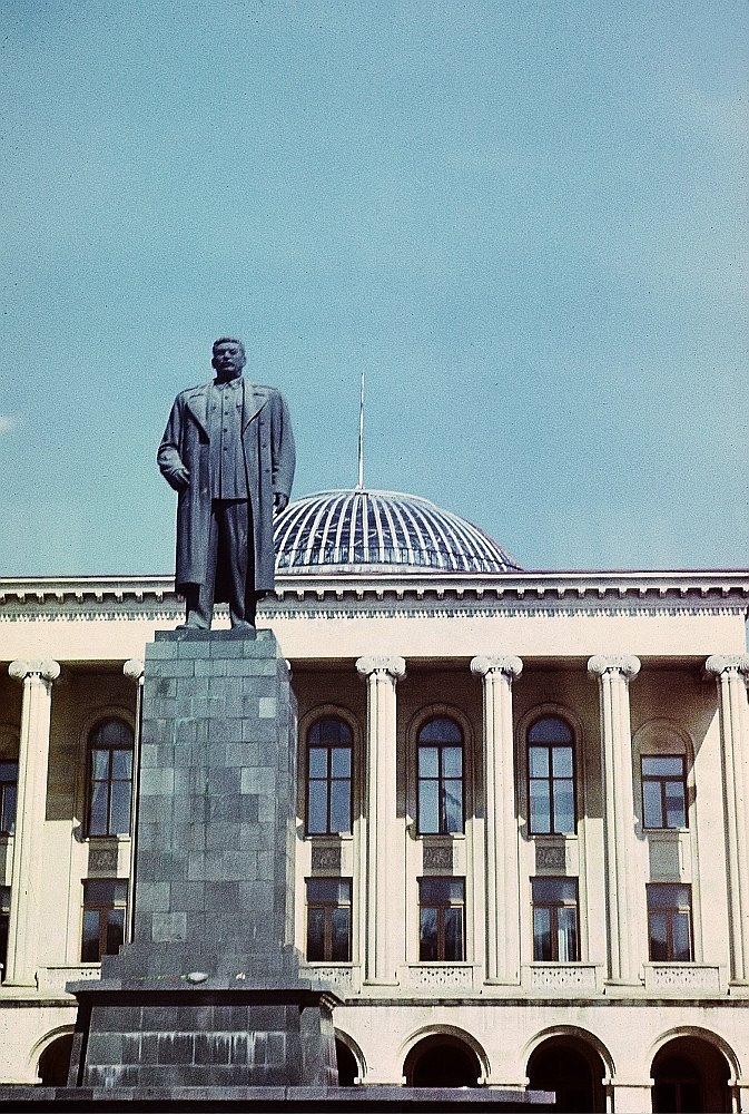 Gori: Stalin Monument in 1976 (disassembled on June 24th, 2010)