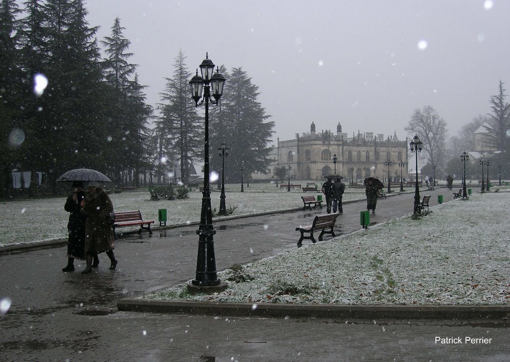 Palais Dadiani, sous la neige