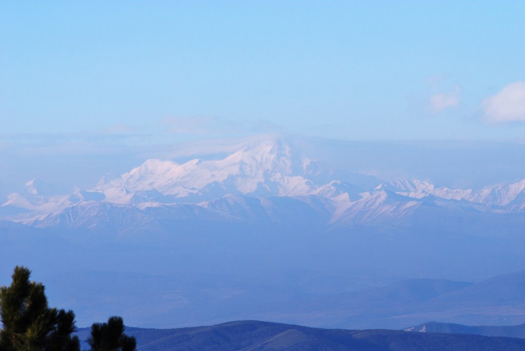 mt.kazbegi view from kojori