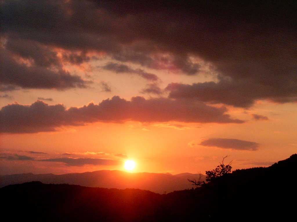 Sunset from Kojori Villa
