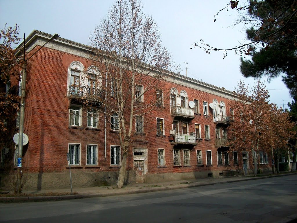 Living house from bricks in Rustaveli street