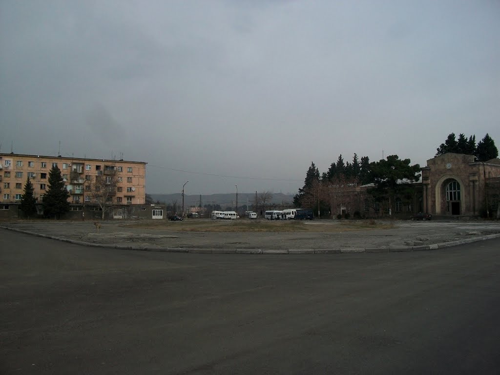 Station square in Rustavi