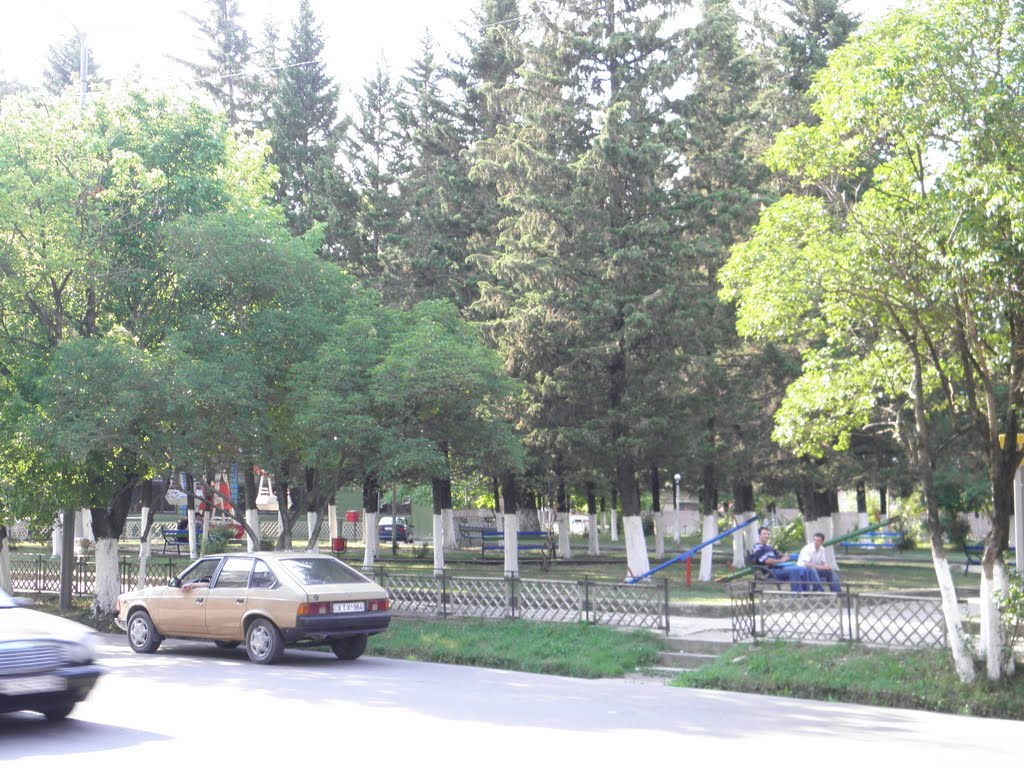 Samtredia, park near to Hotel