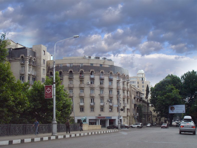 _Nice Buildings in Tbilisi Streets_