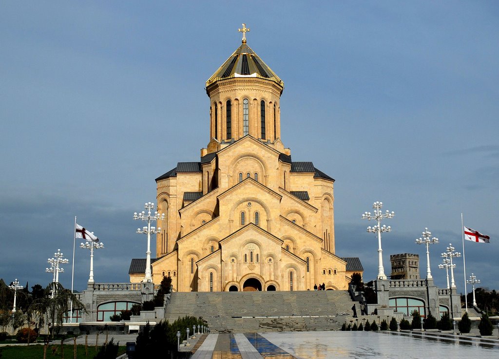 Tbilisi Sameba Cathedral Georgia ex Soviet Union