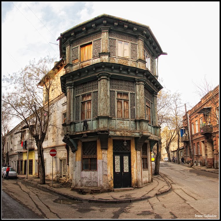Cross Road Of Egnate Ninoshvili & George Mazniashvili Street - By Ivene Goliadze