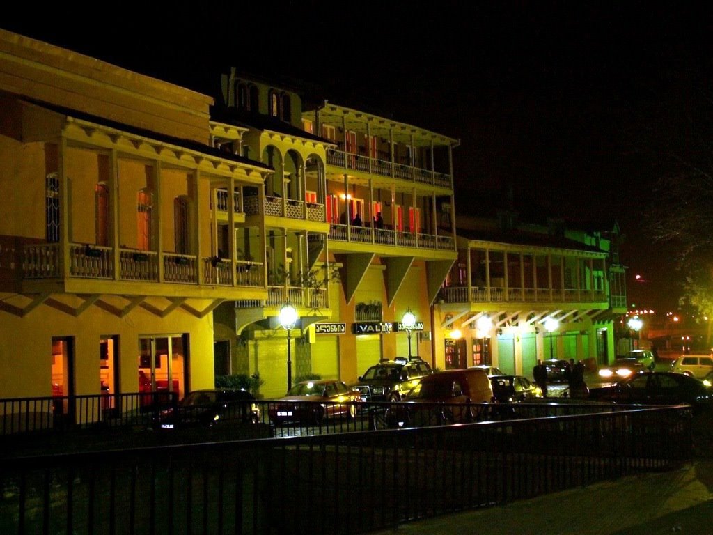 baths area-old tbilisi-night