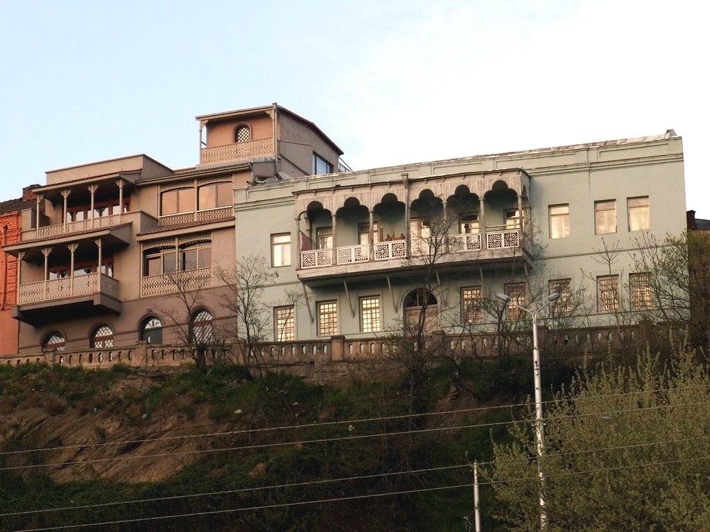 Old houses on the rock