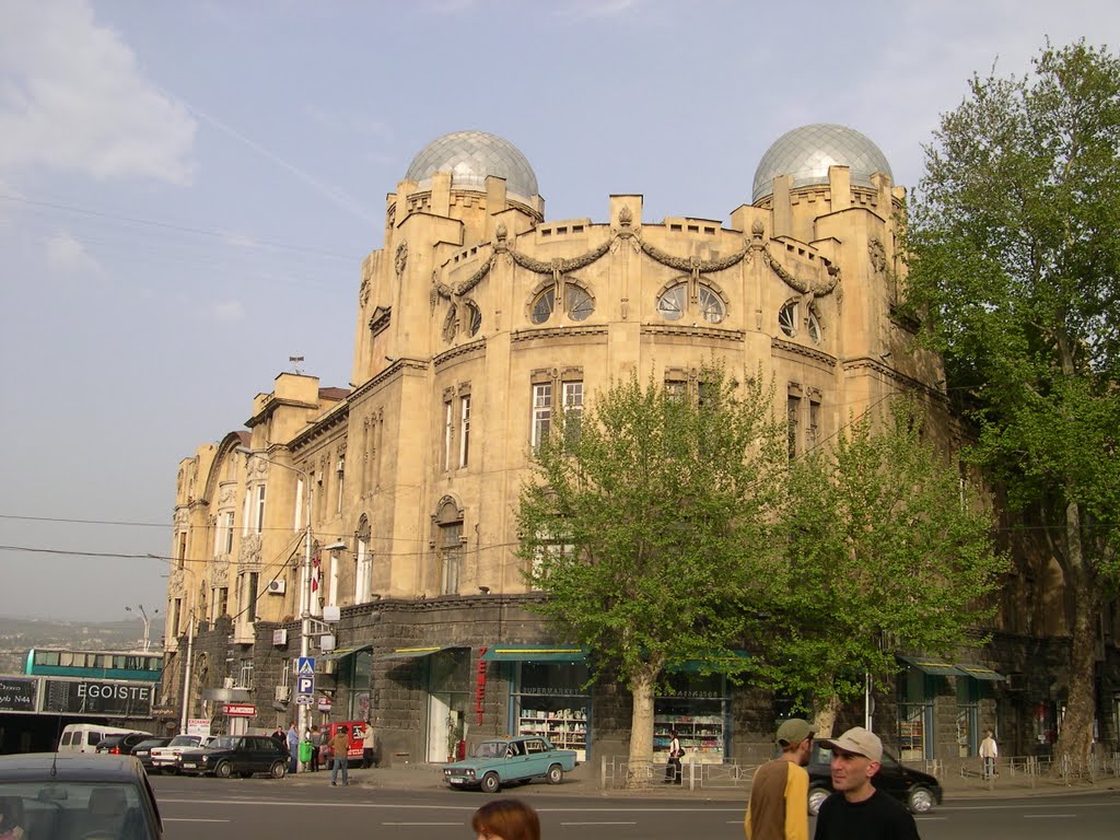 A Beautiful Corner House in Rustaveli Avenue