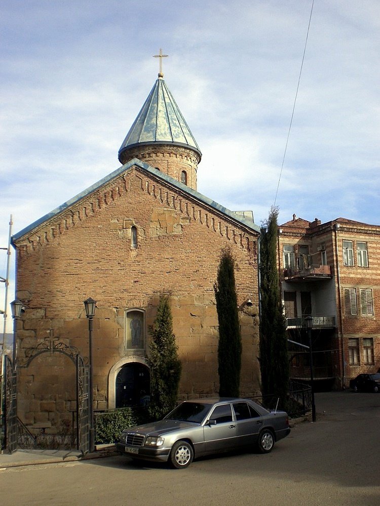 Blue monastery church