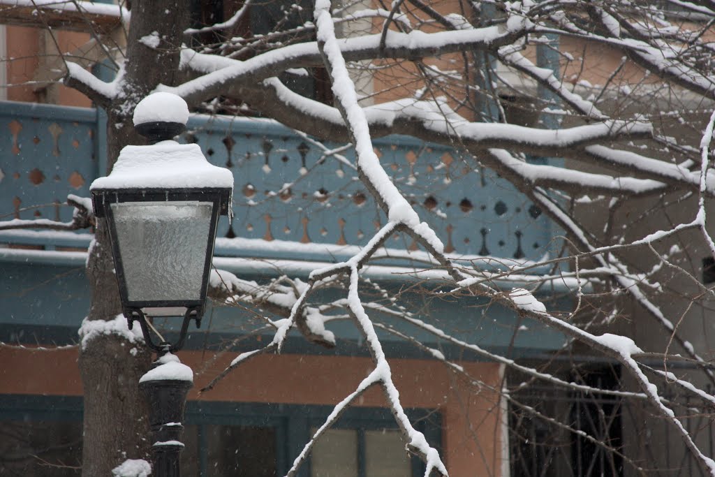 Snowfall in Tbilisi