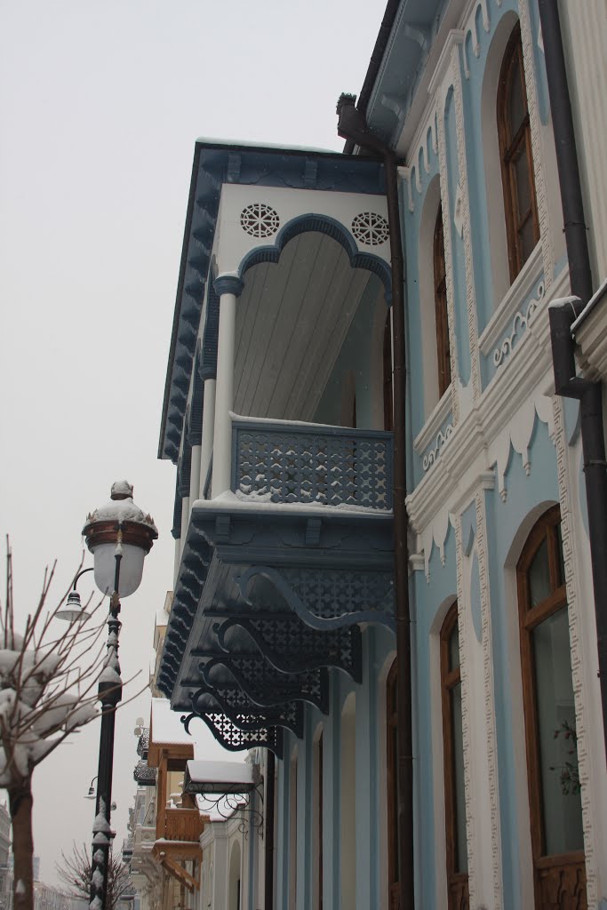 Snowfall in Tbilisi