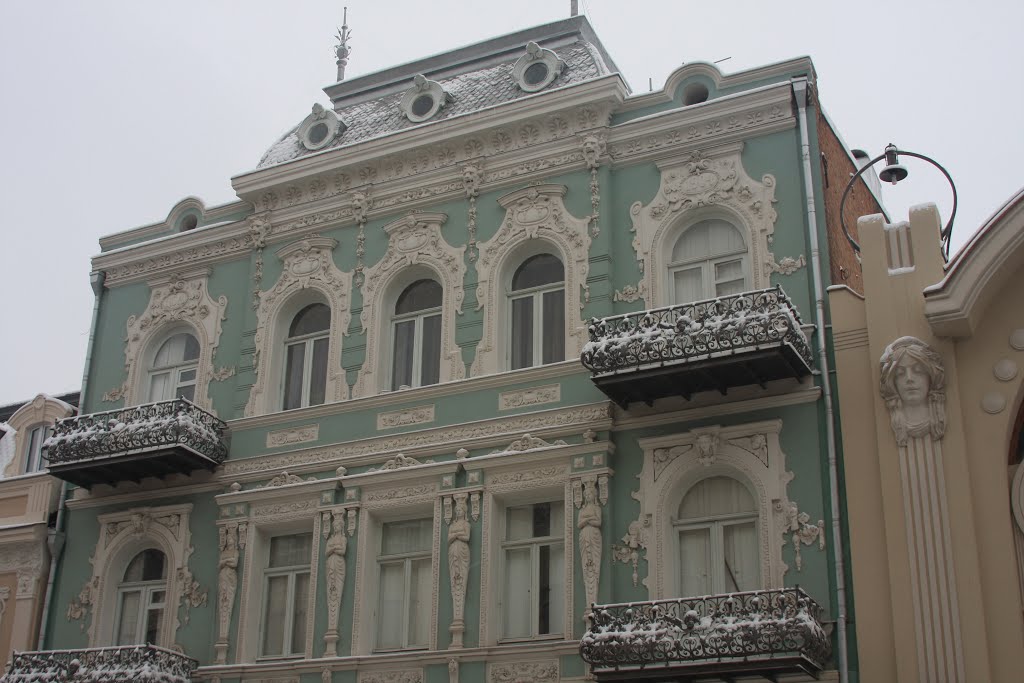 Snowfall in Tbilisi