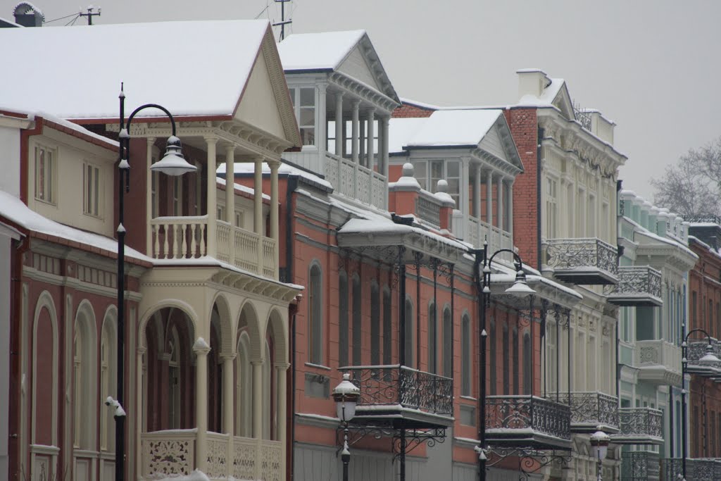 Snowfall in Tbilisi