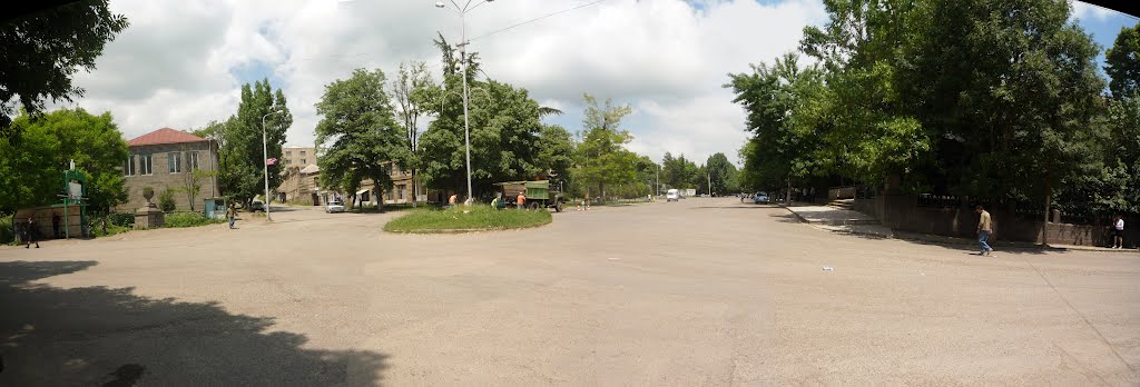 Тетрицкаро вид на площадь